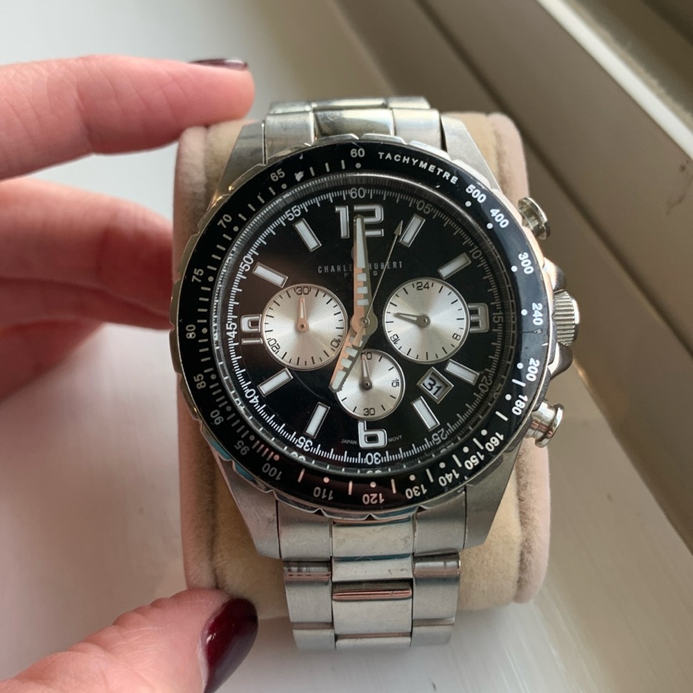Mens Charles Hubert Chronograph Watch